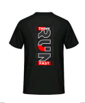 Think fast - Ανδρικό T-shirt με ψηφιακή εκτύπωση