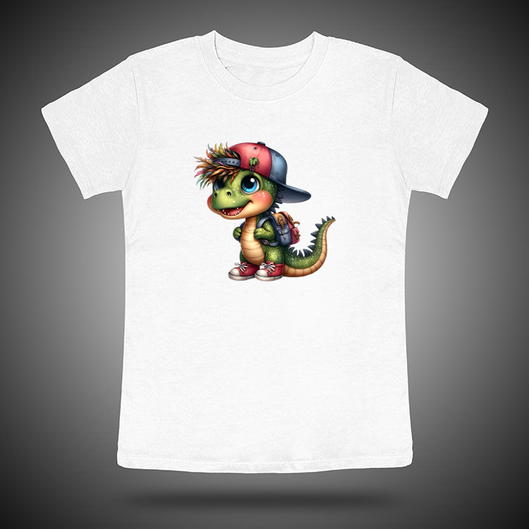 qute dino cute dinosaur t-shirt με χαριτωμένο δεινοσαυράκι