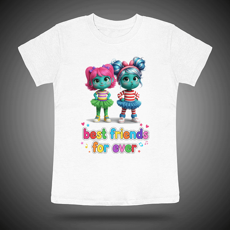 Παιδική μπλούζα best friends for ever
