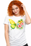 t-shirt tropical butterfly