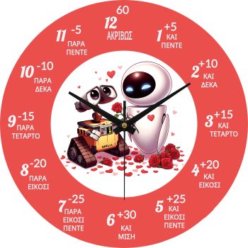 Εκπαιδευτικό ρολόι wall-e